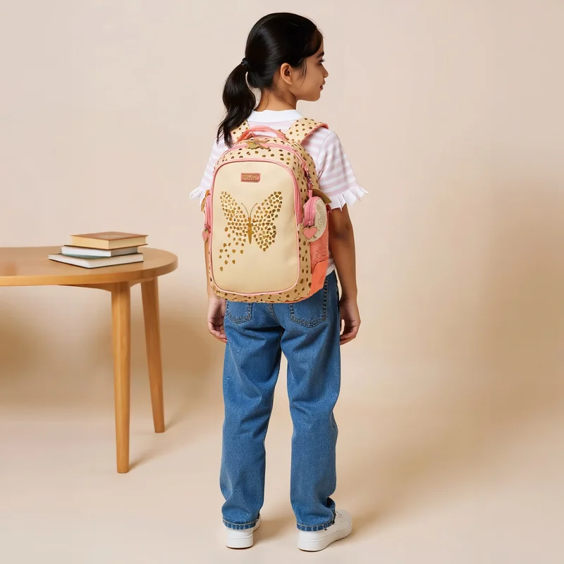 Must Butterfly Print Backpack for Girls